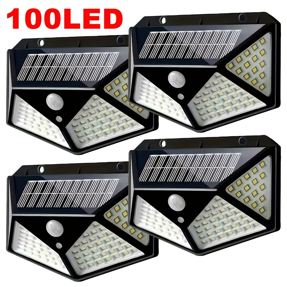 Solar Lamp - 100LED 야외 태양광 정원등, 모션 센서