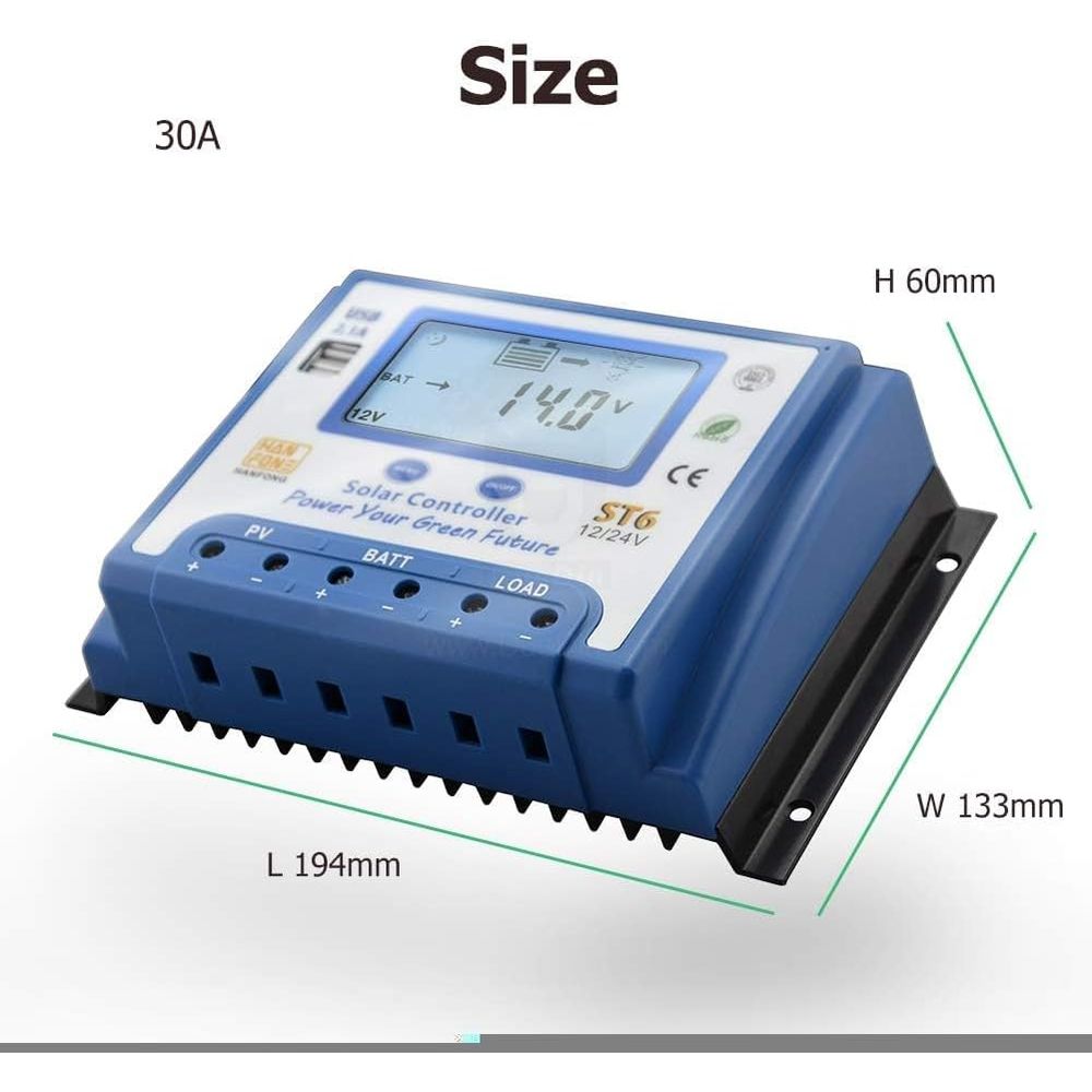 60A 태양광 충전 컨트롤러 12V/24V 자동 전압  - Charge Controller Solar 리뷰 및 가격