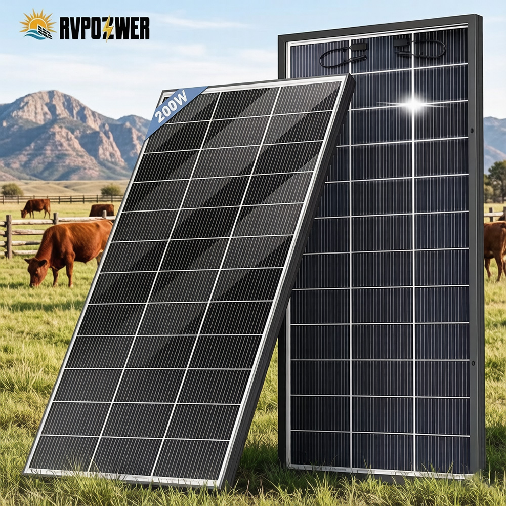 RVPOZWER 양면 태양광 패널 16BB N형 모노  - Solar Panel 200W 리뷰 및 가격