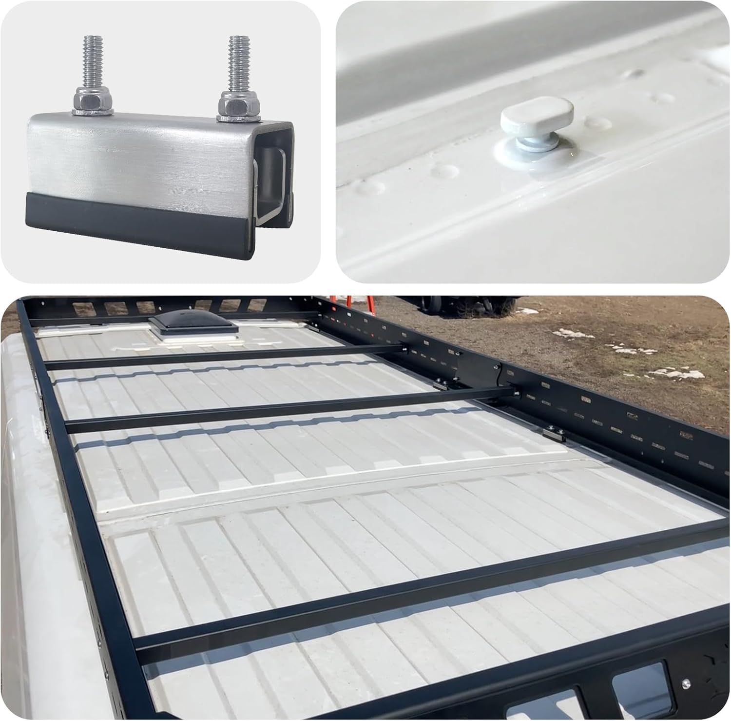 4팩 캠핑카 모터홈 루프 레일 마운팅 브래킷 (피아트  - Solar Panel 리뷰 및 가격