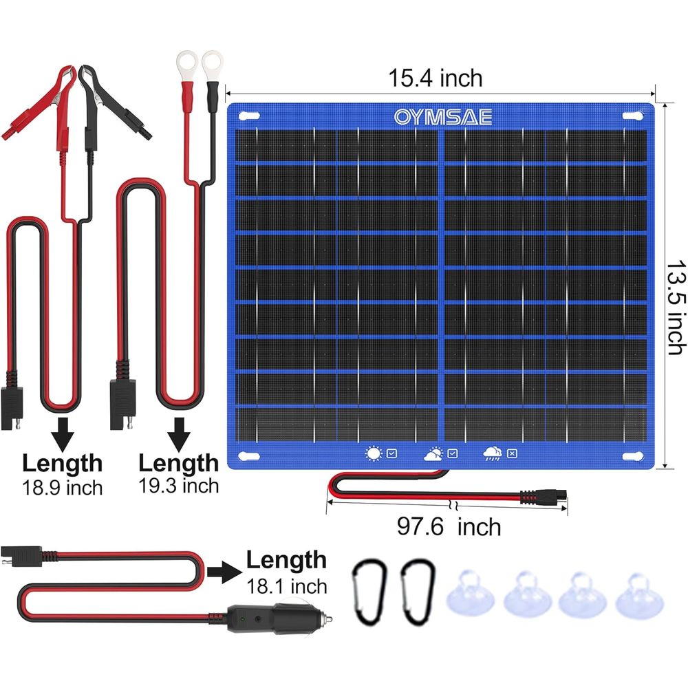 30W 태양광 자동차 배터리 충전기 휴대용 12V 트리 - Solar Panel 리뷰 및 가격