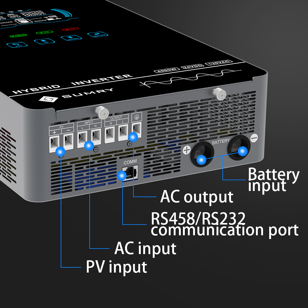 Sumry 4KW 120V 오프 그리드 태양광 인버터  - Charge Controller Solar 리뷰 및 가격