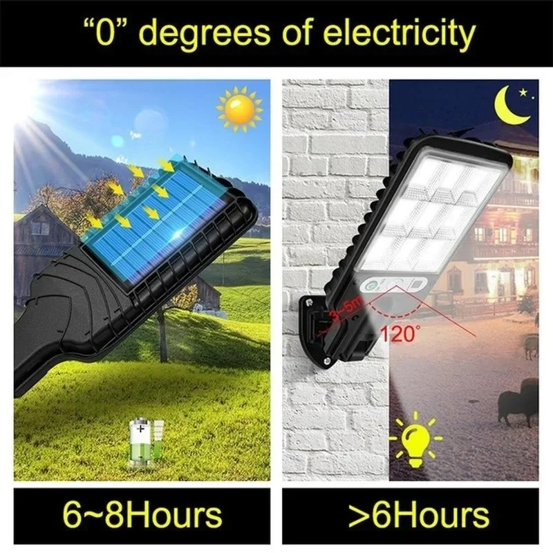 인체감지 센서가 있는 3가지 모드 야외 태양광 정원등, - Solar Lamp 리뷰 및 가격