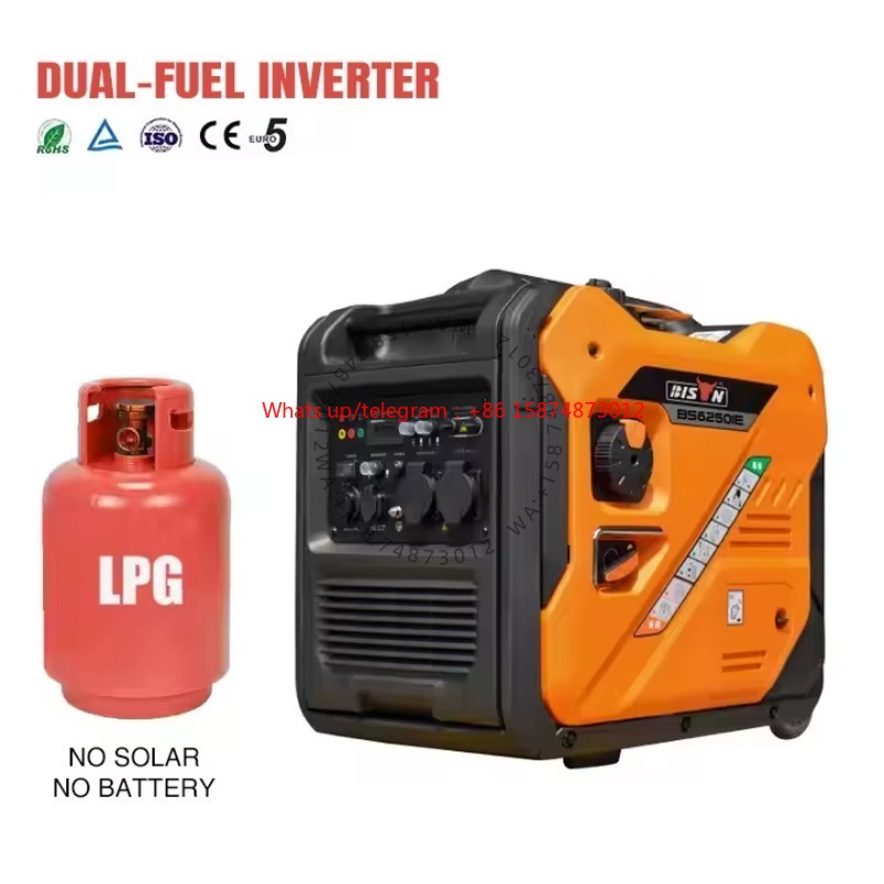 듀얼 연료 5000W 5kw 6.5kva 휴대용 초저소 - Power Inverter 리뷰 및 가격