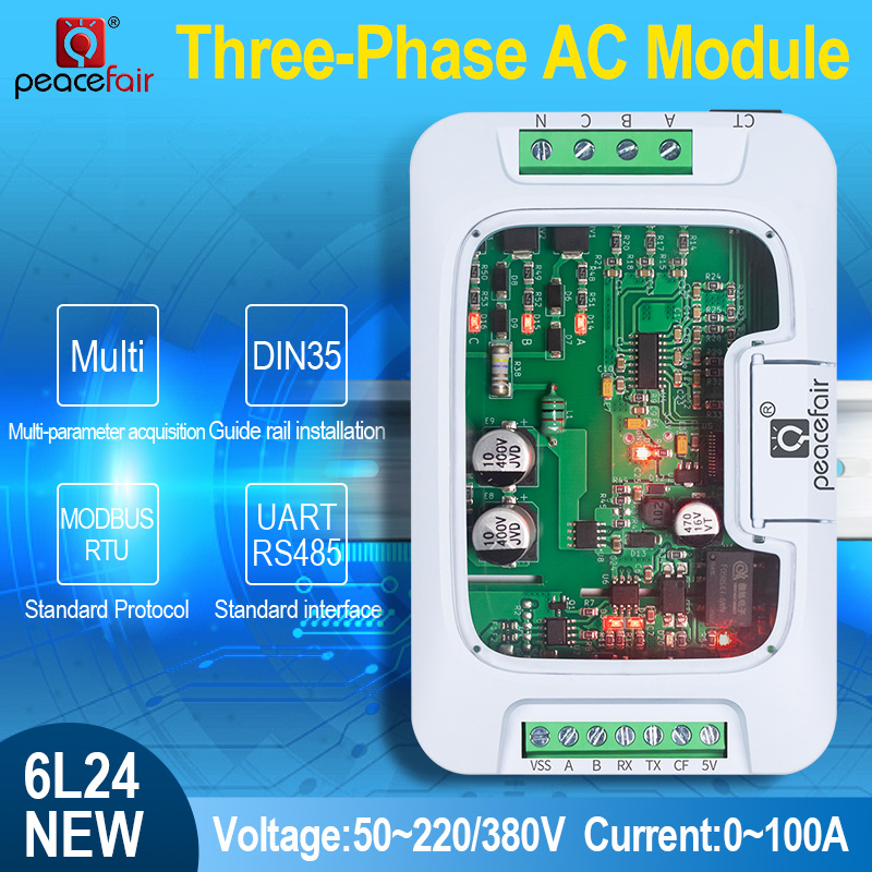 PZEM-6L24 50~450V 산업용 주파수 AC 전 - Energy Monitor Meter 리뷰 및 가격