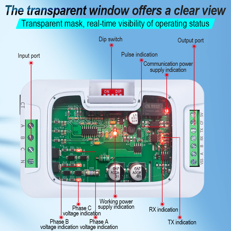 PZEM-6L24 50~450V 산업용 주파수 AC 전 - Energy Monitor Meter 리뷰 및 가격
