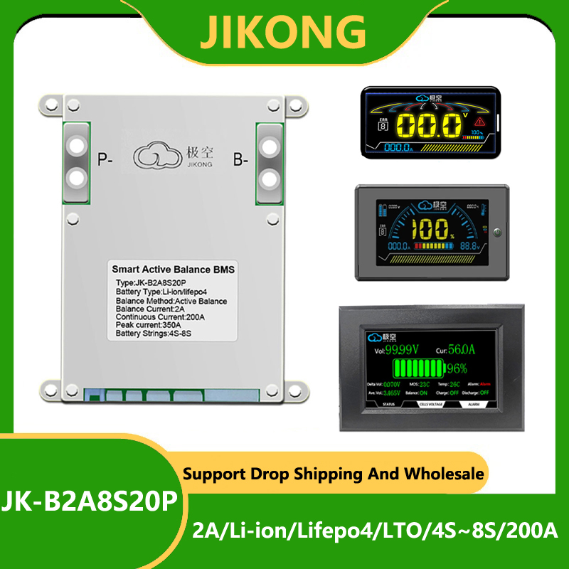JK BMS 200A JK-B2A8S20P JKBMS  - Lithium Battery 12V 리뷰 및 가격