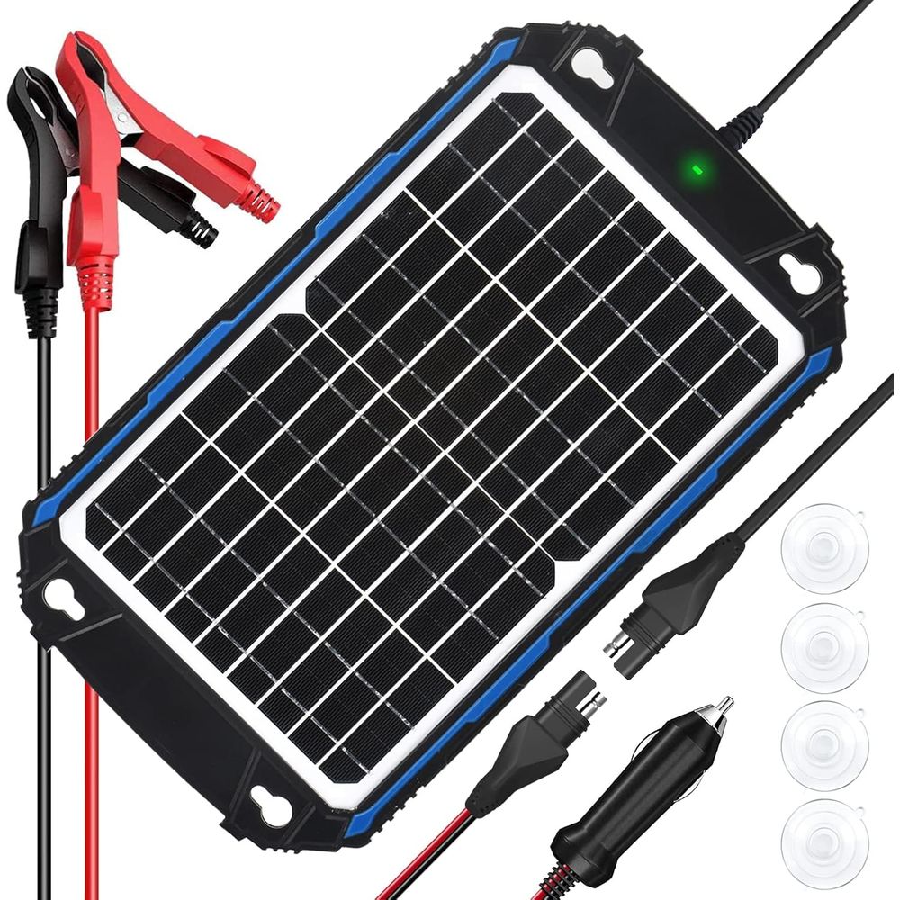 방수 12W 12V 태양광 배터리 충전기 및 유지관리  - Charge Controller Solar 리뷰 및 가격