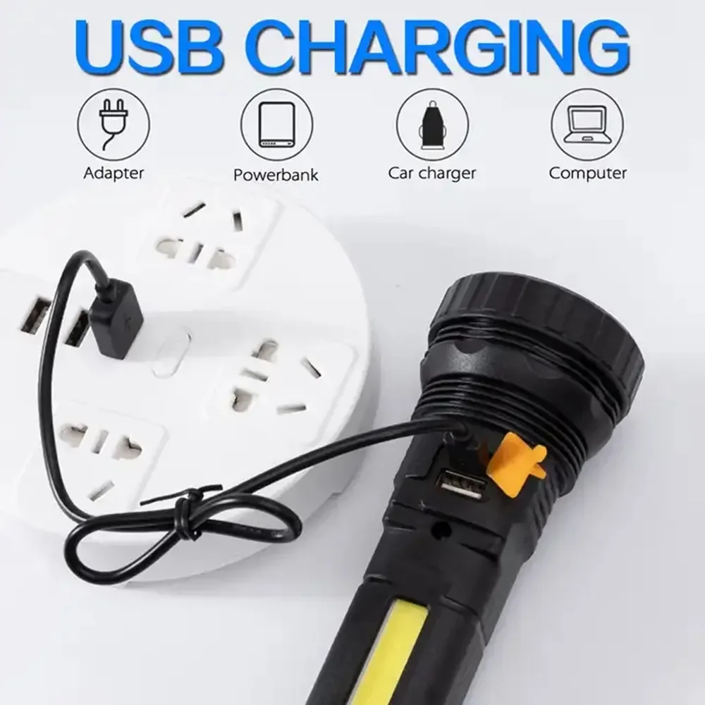1PC 다기능 태양열 LED 손전등 야외 장거리 토치  - Solar Generator 리뷰 및 가격